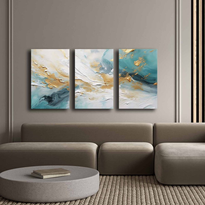 Wallity Conjunto de 3 Lienzos Decorativos 3P4570GSC-012 Multicolor Wallity Conjunto de 3 Lienzos Decorativos 3P4570GSC-012 Multicolor